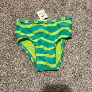 Cat & Jack Lime and Aqua Swim Bottoms